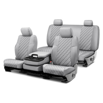 FH Group® - Neoprene 1st & 2nd Row Gray Custom Seat Covers