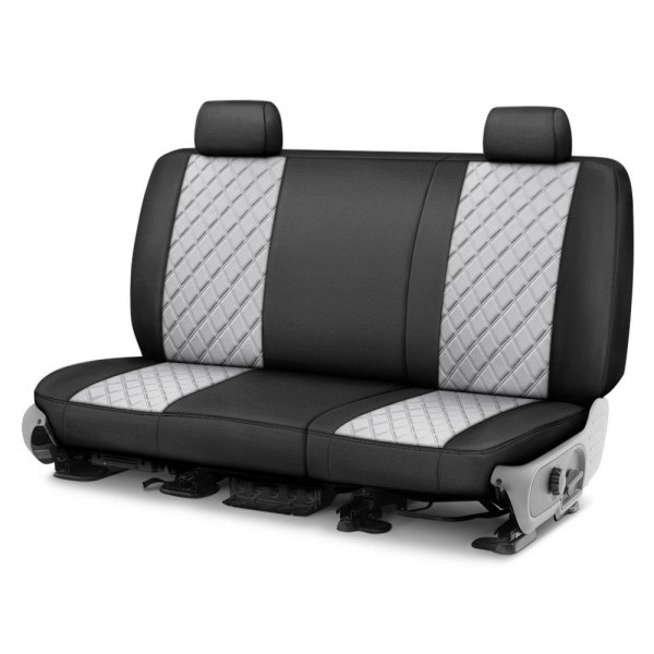  FH Group® - 2nd Row Black & Gray Neoprene 2nd Row Black & Gray Custom Seat Covers