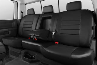 LeatherLite™ Series 2nd Row Black Seat Covers