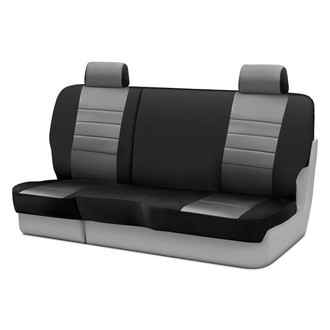 Fia® - Neo™ 2nd Row Black & Gray Seat Covers