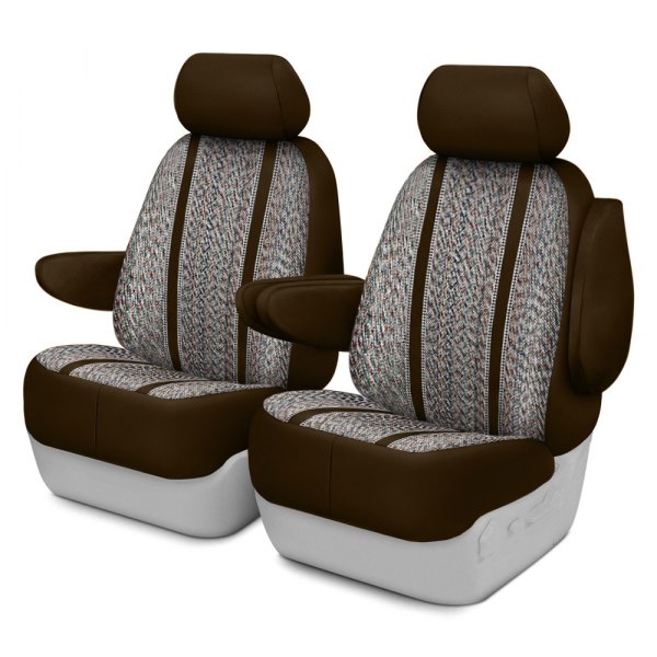 Fia® - Wrangler™ Series 1st Row Brown Seat Covers