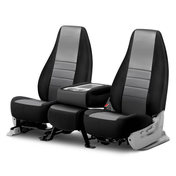 Fia® - NP90 Series 1st Row Black & Gray Seat Covers