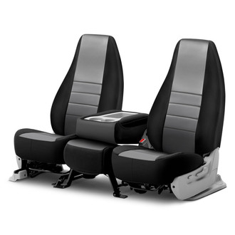 Fia® - NP90 Series 1st Row Black & Gray Seat Covers