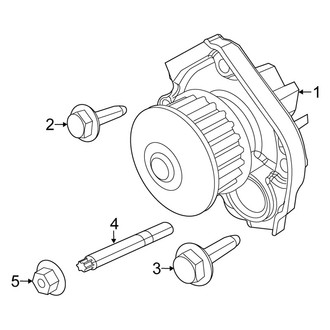 Fiat OE - Cooling - Water Pump (c Gucci / c Lounge / c Pop / Gucci / Lounge / Pop / Sport 1.4L)