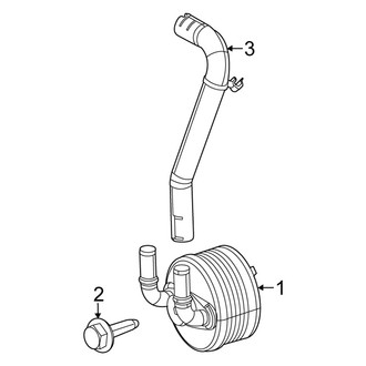 Fiat OE - Cooling - Trans Oil Cooler (1.4L R Engine VIN Character)