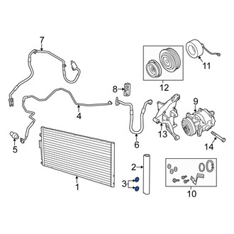 Fiat OE - A/C Receiver Drier Seal