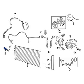 Fiat OE - A/C Refrigerant Pressure Sensor