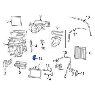 Fiat OE - HVAC Air Inlet Door Actuator