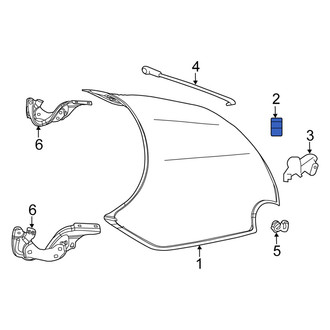 Fiat OE - Front Hood Stop Buffer