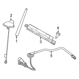 Fiat OE - Electrical - Antenna (W/O Satellite Antenna), (Abarth / Abarth Cabrio / c Easy / c Lounge / c Pop / E / Easy / Lounge / Pop / Sport / Turbo)