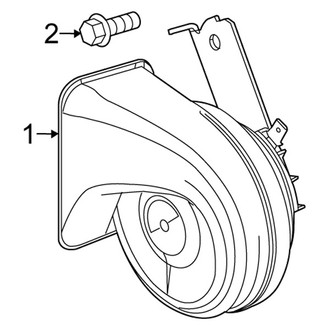 Fiat OE - Electrical - Horn (Abarth / Abarth Cabrio / c Lounge / c Pop / Lounge / Pop)
