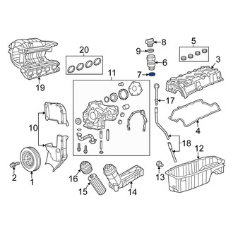 Fiat OE - Engine Oil Filler Tube Seal
