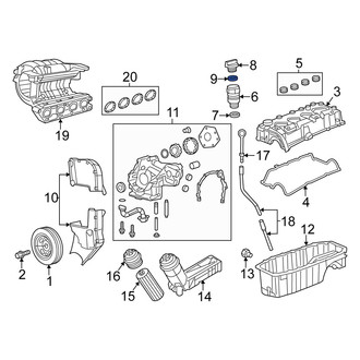 Fiat OE - Engine Oil Filler Cap O-Ring