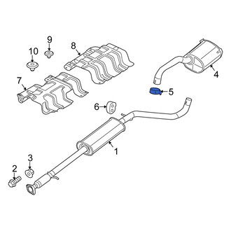 Fiat OE - Exhaust Muffler Clamp