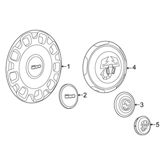 Fiat OE - Wheels - Wheel Covers & Trim