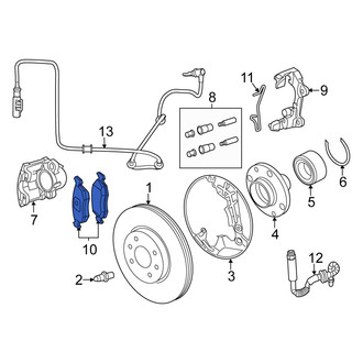 Fiat OE - Front Disc Brake Pad Set