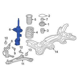 Fiat OE - Front Left Suspension Strut