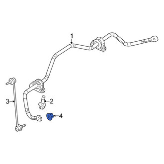 Fiat OE - Front Suspension Stabilizer Bar Link Nut