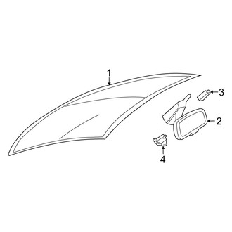 Fiat OE - Windshield - Glass