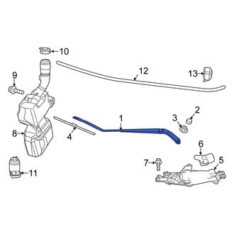 Fiat OE - Left Wiper Arm