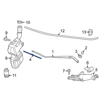 Fiat OE - Left Wiper Blade