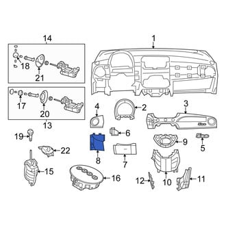 Fiat OE - Upper Instrument Panel Trim Panel