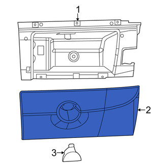 Fiat OE - Front Glove Box Door