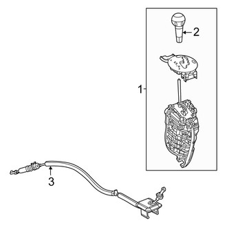 Fiat OE - Console - Transmission Shift Lever (Automatic Tr)
