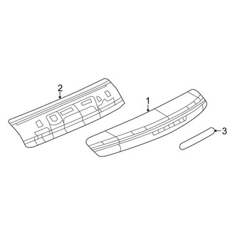 Fiat OE - Convertible/Soft Top - Exterior Trim (c Gucci / c Lounge / c Pop)