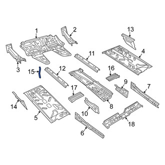 Fiat OE - Right Floor Pan Bracket