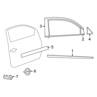 Fiat OE - Door - Exterior Trim