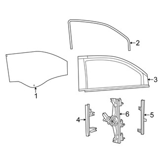 Fiat OE - Door - Glass & Hardware