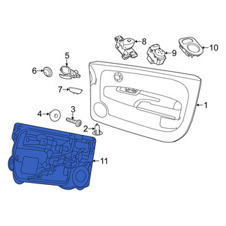 Fiat OE - Front Right Door Water Deflector