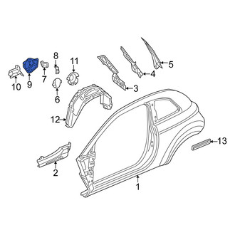 Fiat OE - Rear Fuel Filler Housing