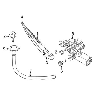 Fiat OE - Lift Gate - Wiper & Washer Components