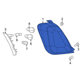 Fiat OE - Rear Left Tail Light Assembly