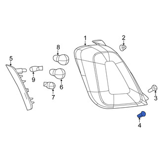 Fiat OE - Tail Light Nut