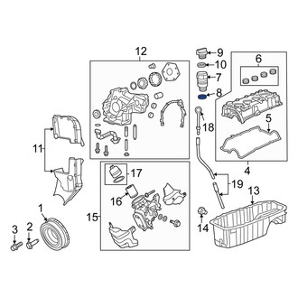 Fiat OE - Engine Oil Filler Cap O-Ring
