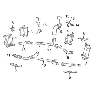 Fiat OE - Intercooler Bracket