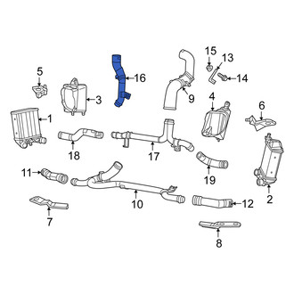 Fiat OE - Upper Intercooler Pipe