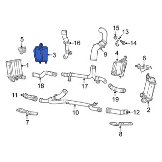 Fiat OE - Right Intercooler Pipe