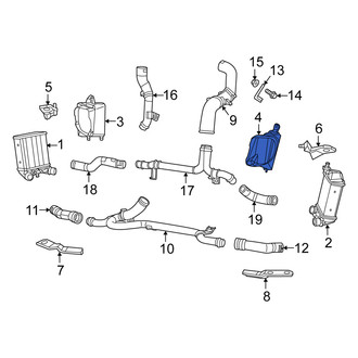 Fiat OE - Left Intercooler Pipe