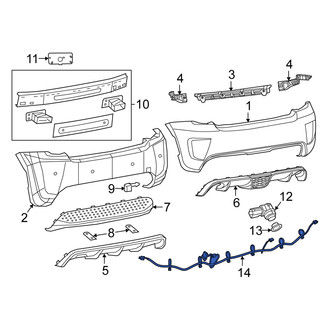 Fiat OE - Rear Parking Aid System Wiring Harness