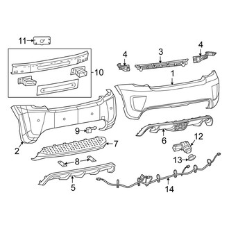 Fiat OE - Rear Bumper - Bumper & Components
