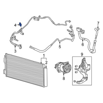 Fiat OE - A/C Refrigerant Pressure Sensor