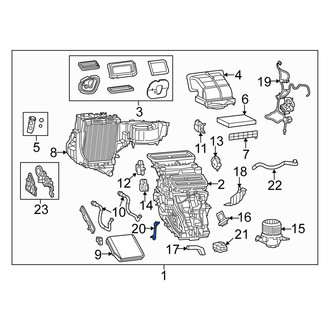 Fiat OE - A/C Evaporator Drain