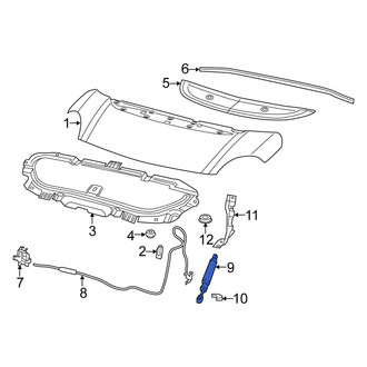 Fiat OE - Front Hood & Trunk Prop Rod