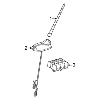 Fiat OE - Electrical - Antenna (Easy / Lounge / Pop / Trekking / Urbana)