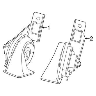 Fiat OE - Electrical - Horn (Easy / Lounge / Pop / Trekking / Urbana)