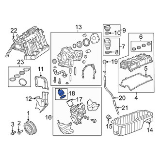 Fiat OE - Engine Oil Filter Housing Cover